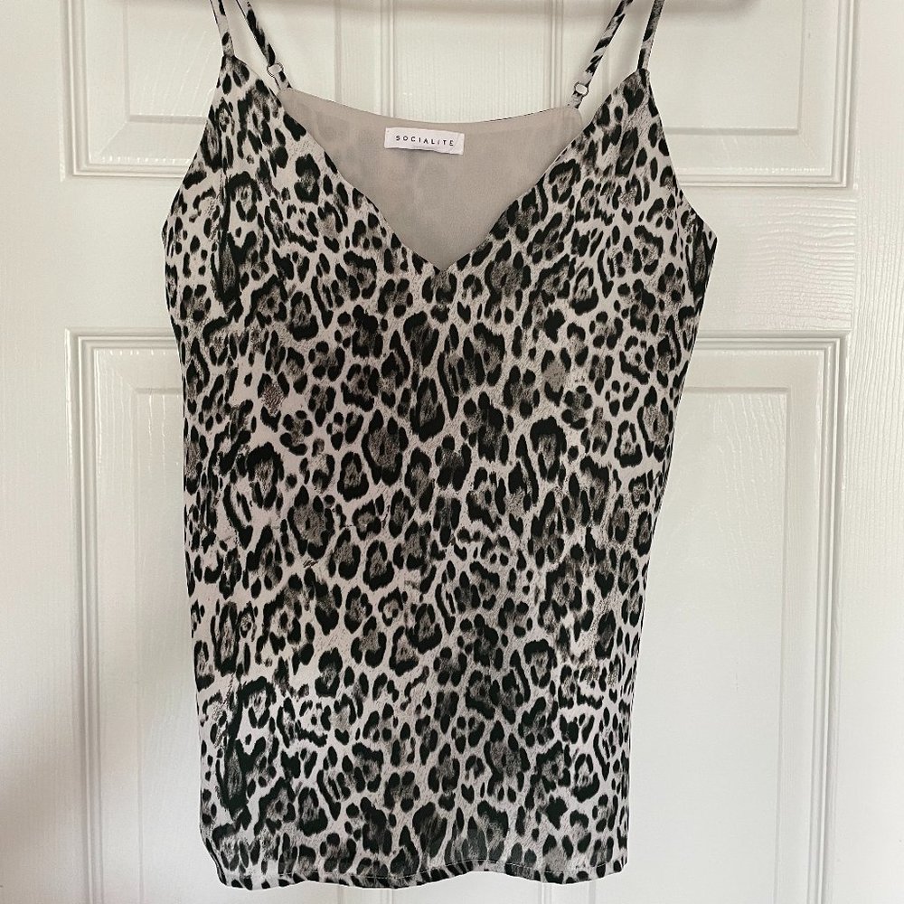 Leopard Print Tank Top